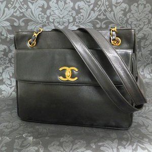 Chanel Black Lambskin Tote
